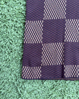 T-Shirt Louis Vuitton con motivi damier Marrone M