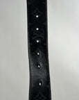 Cintura Louis Vuitton Nero Reversibile 95/38 110cm