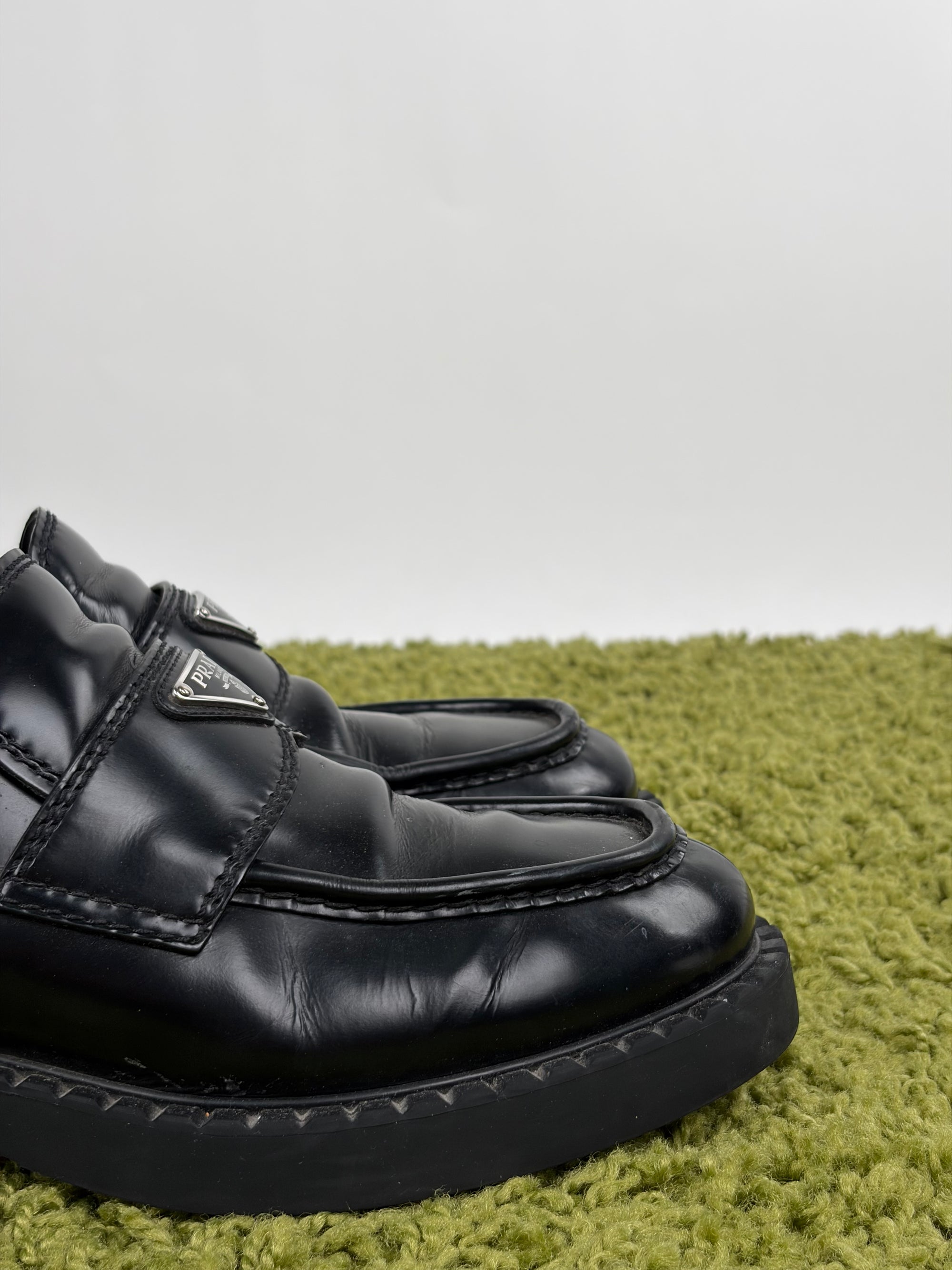 Mocassino Prada Size 8.5=42.5 neri