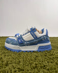 Louis Vuitton Trainer Maxi in Denim azzurro 38