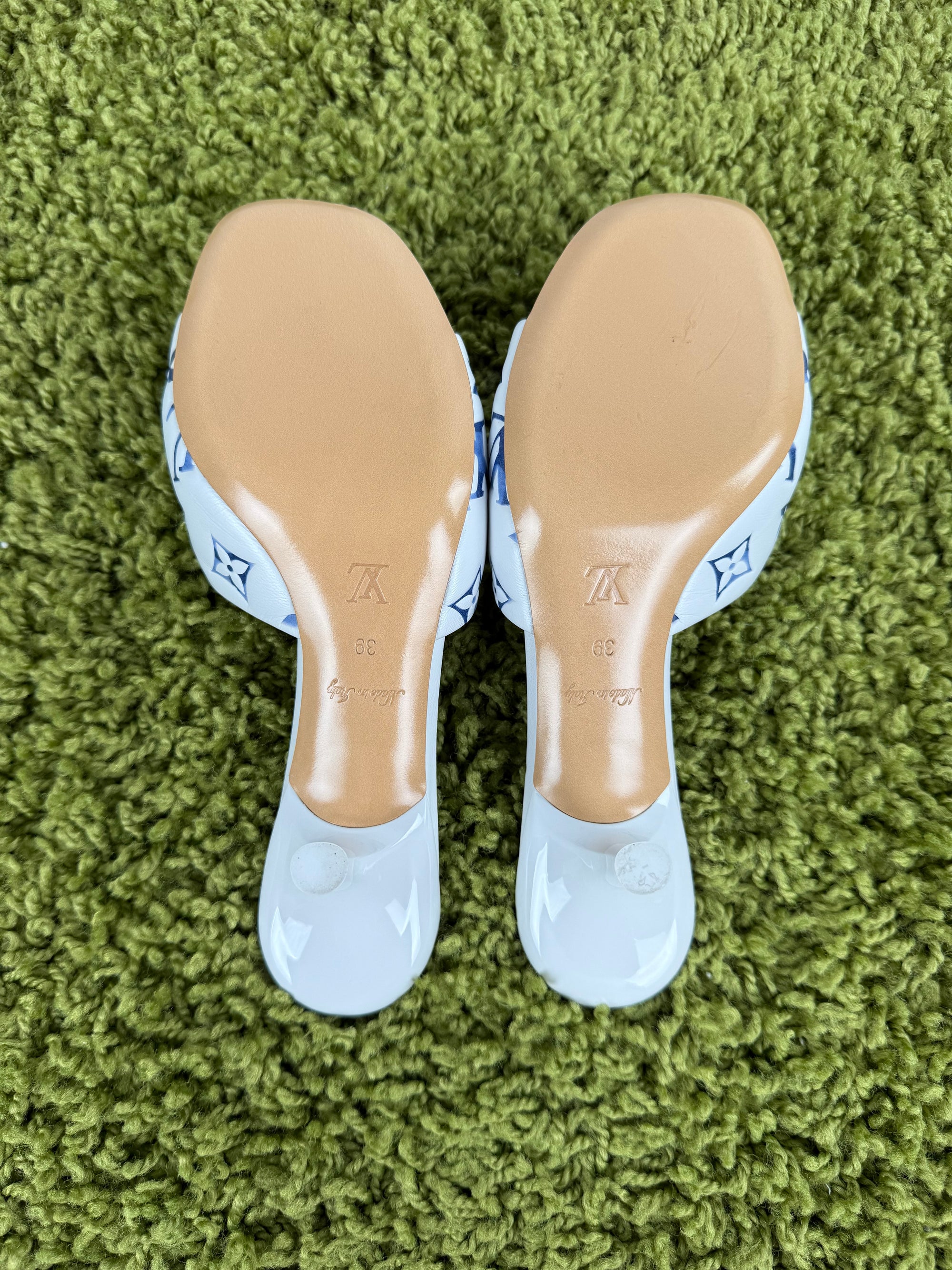 Mule 6am Louis Vuitton Bianco Azzurro 39