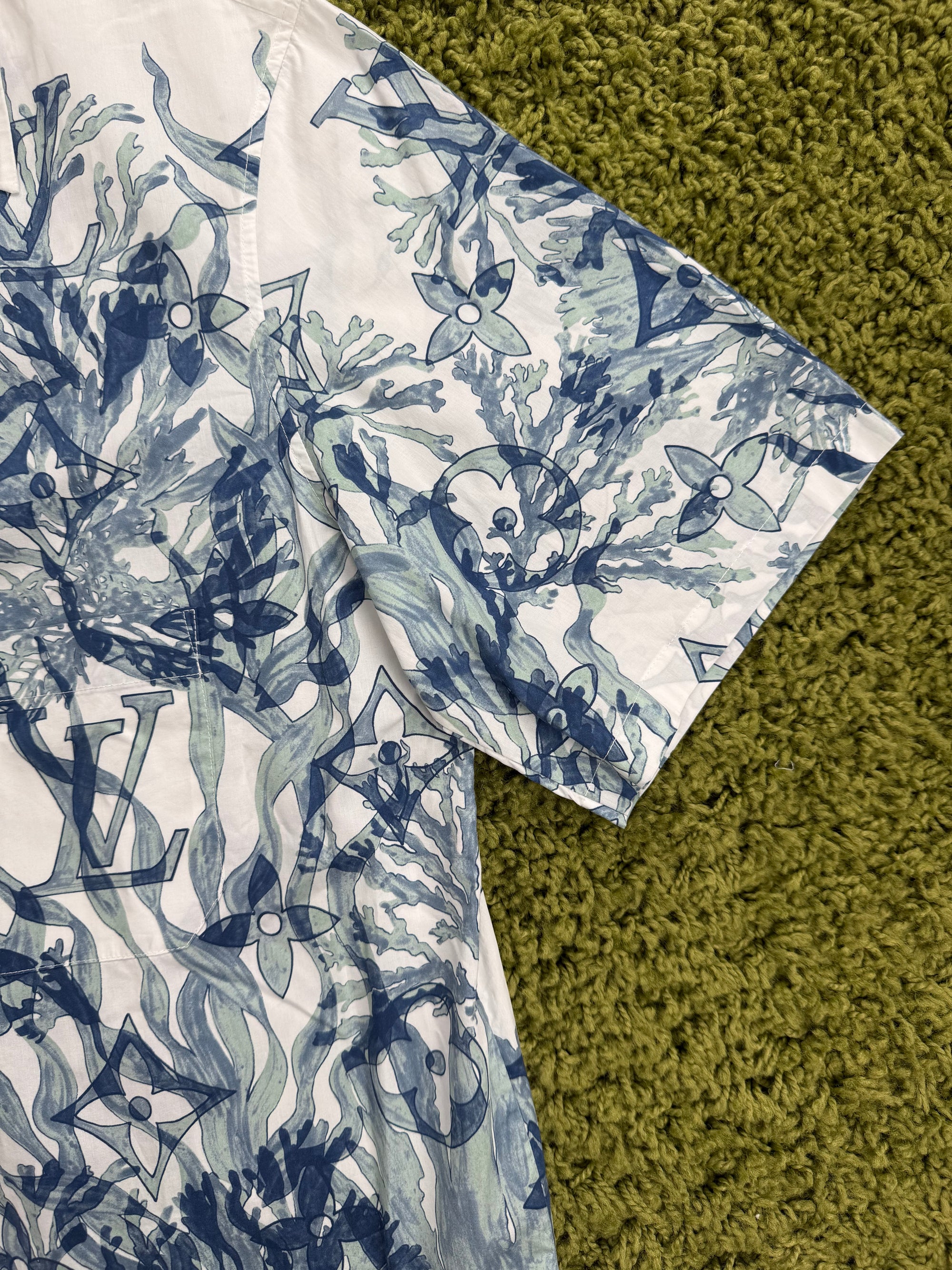 Camicia Louis Vuitton AcquaGarden Azzurra XL