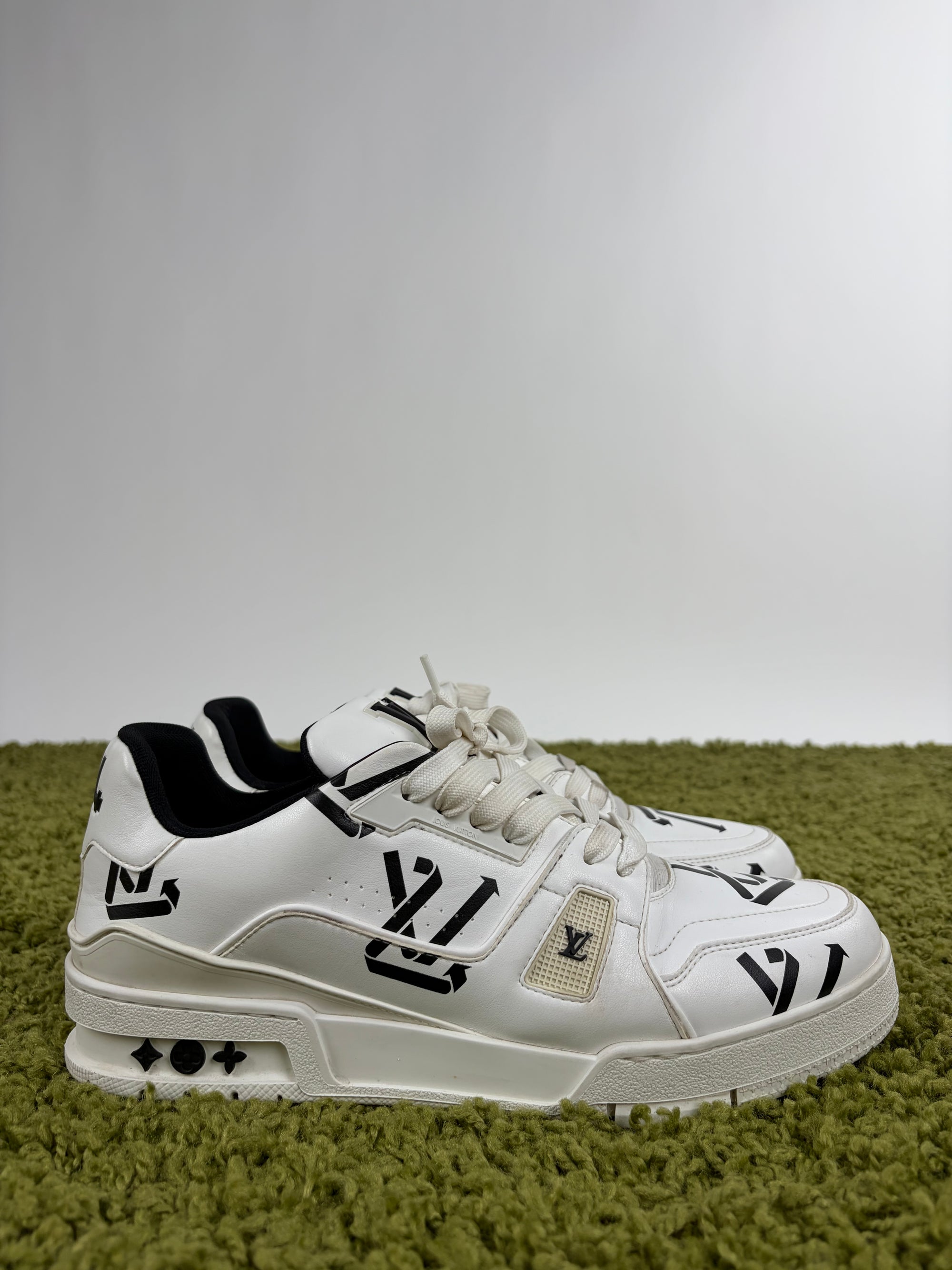 Louis vuitton trainer Size 8=42 calza 43 bianca e nera