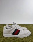 Gucci Ace Size 9=43 calza 43.5 bianche rosse e verdi