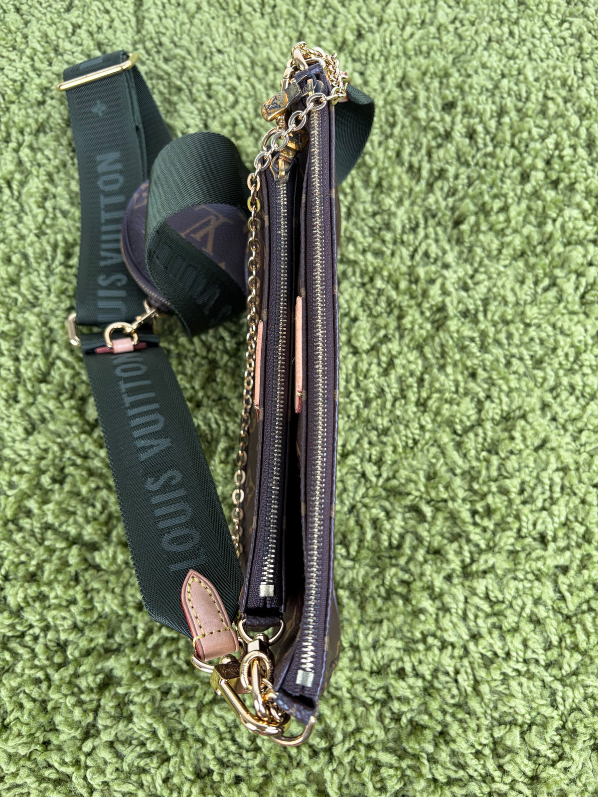 Borsa Louis Vuitton Multi Pochette Marrone