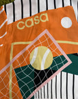 Camicia Court Abstract Casablanca Arancione Multicolor L
