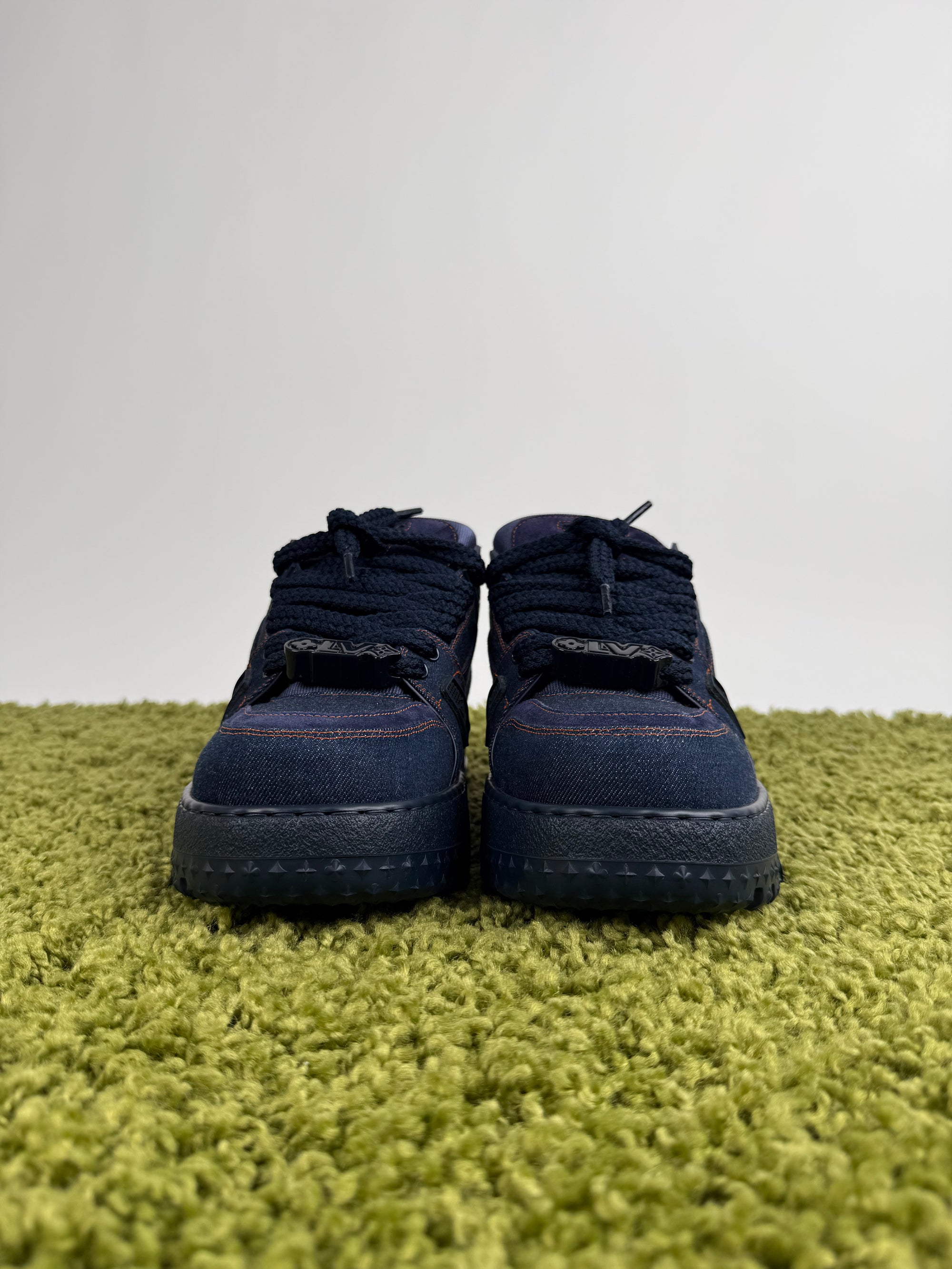 Louis Vuitton Skate Maxi in Denim Blu 9