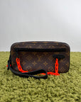 Pochette Louis Vuitton Volga Monogram SS19 Virgil Abloh marrone