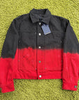 Completo Louis Vuitton Rosso Nero Giacca 50 Jeans 33