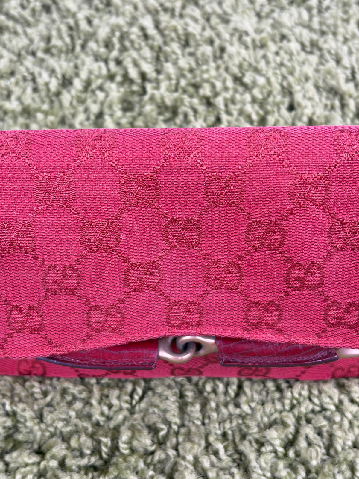 Borsa Gucci Horsebit Chain Rossa
