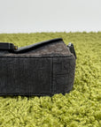 Borsa a tracolla piccola saddle Christian Dior Nero