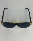 Occhiali Dior blu e oro