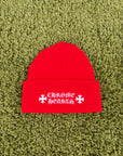 Cappello Chrome Hearts Rosso ONE SIZE