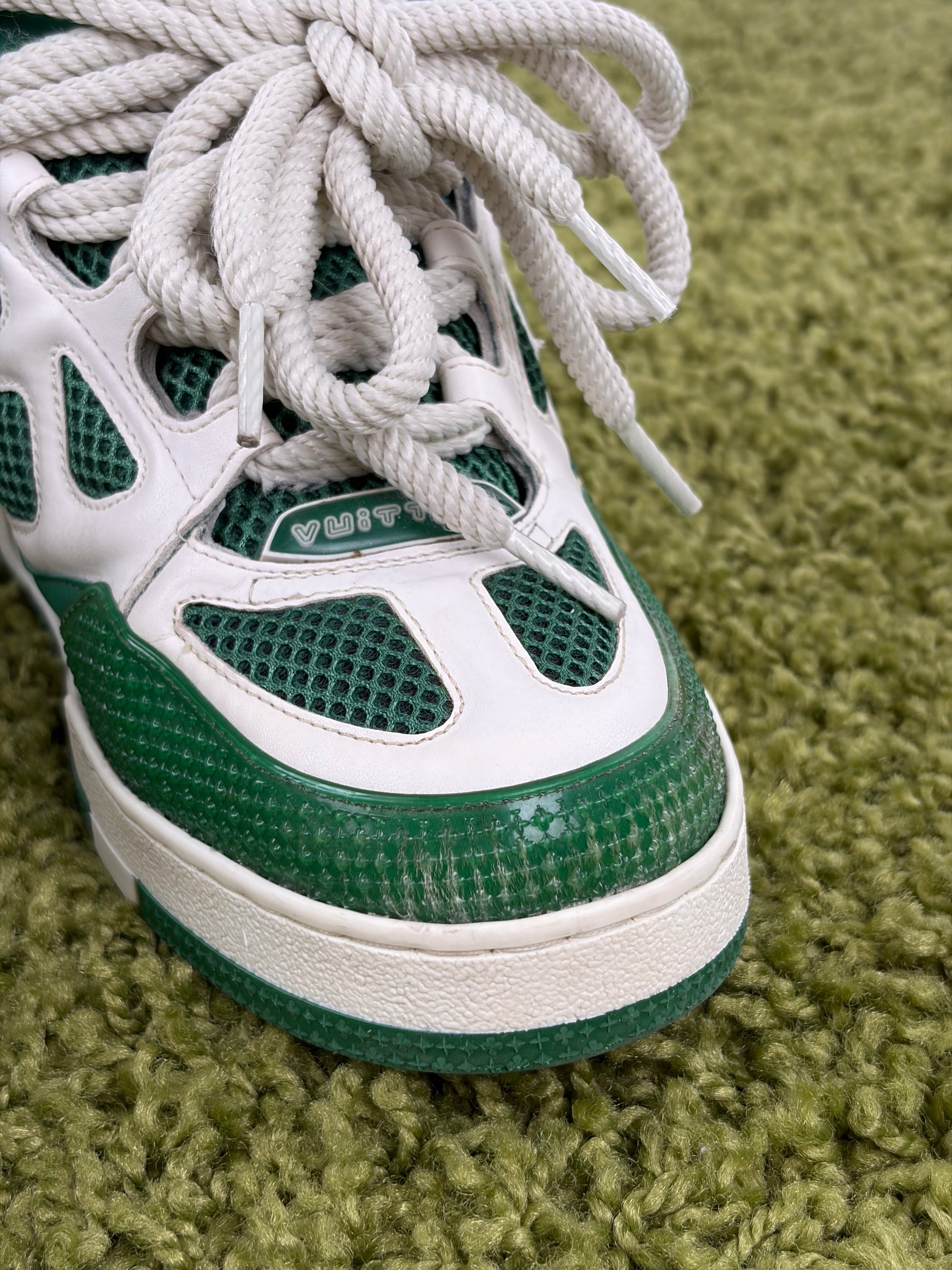 Louis vuitton skate Size 6=40 calza 41 verde e bianca