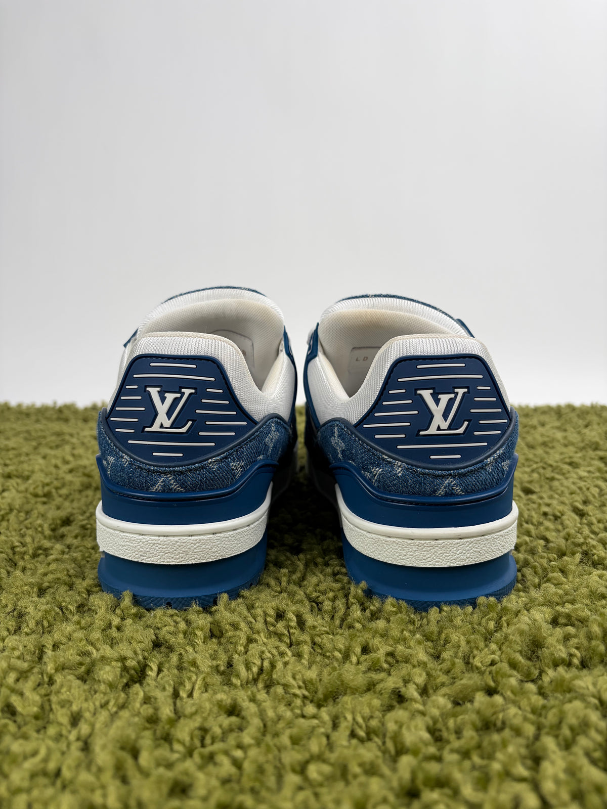 Louis Vuitton Trainer Denim Blu 38