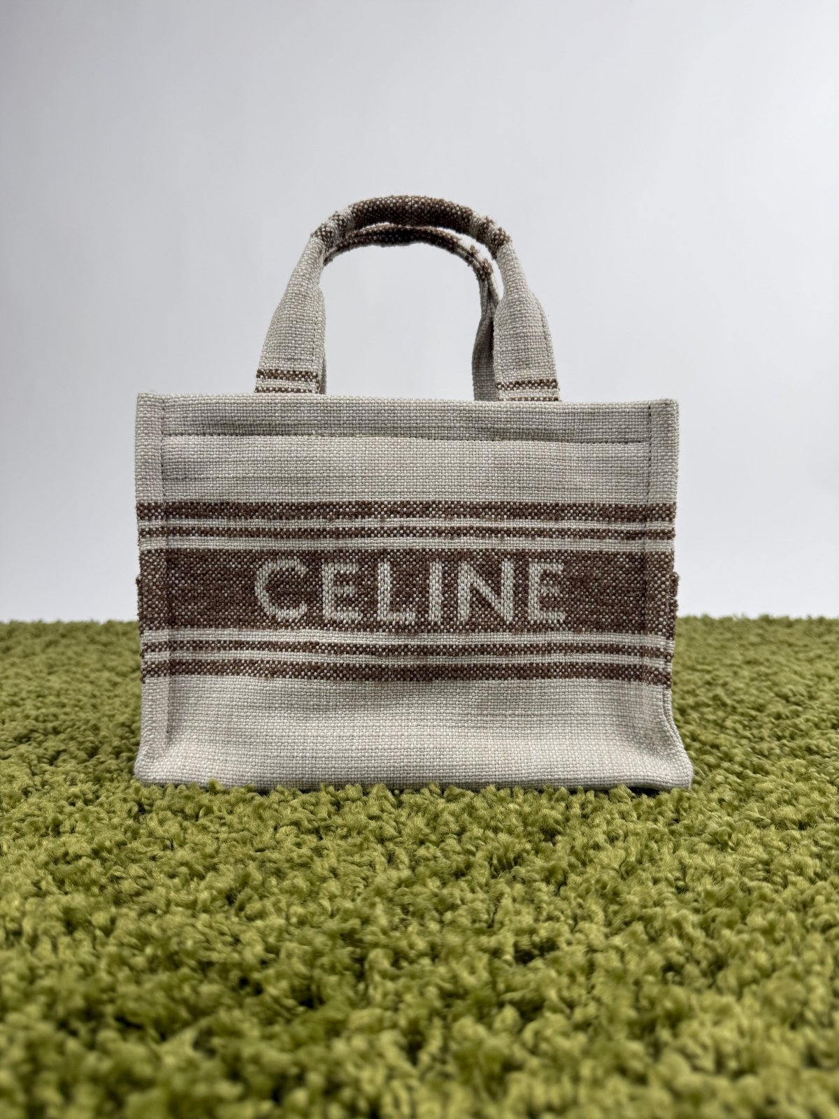 Tote Bag Celine in tela con tracolla rimovibile - Second Hand Di Fiore