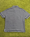 Camicia Christian Dior Con Monogram in Oblique Blu Navy 41