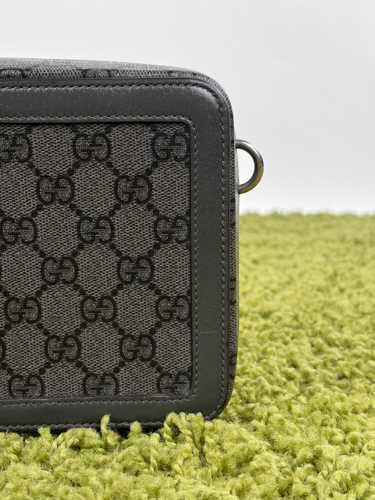 Borsa Gucci Ophidia in Tela GG Verde con tracolla rimovibile