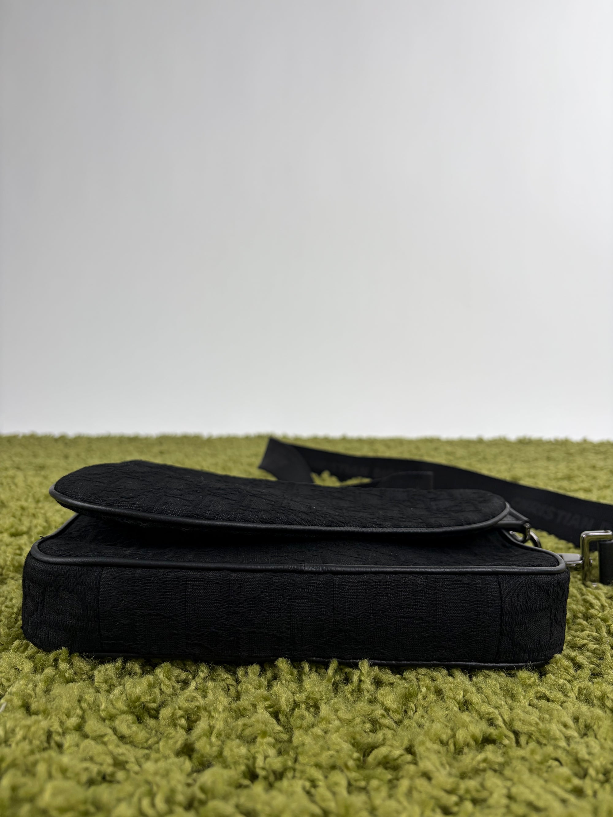 Borsello Dior monogram nero