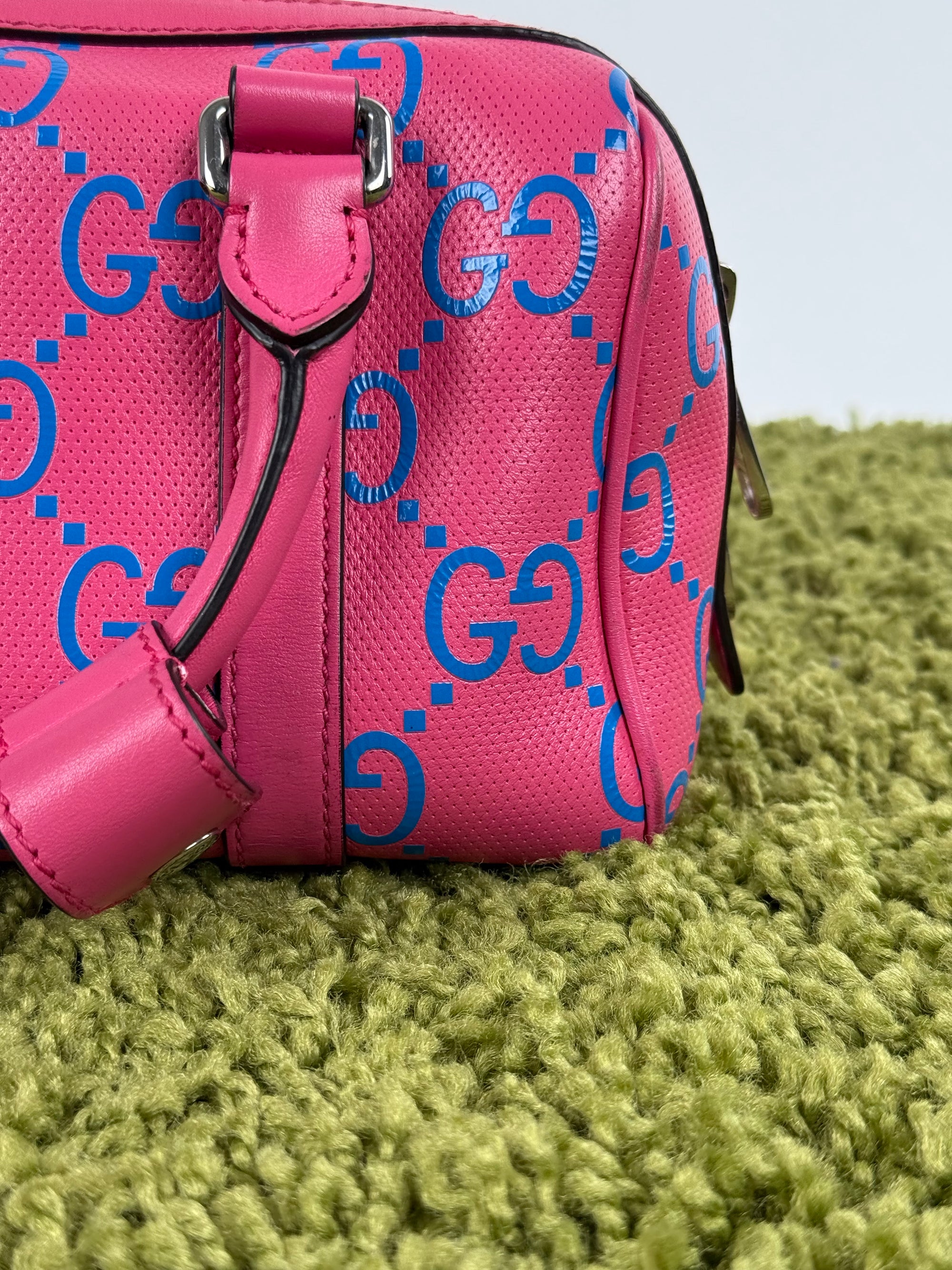 Borsa Boston Gucci Rosa Multicolor