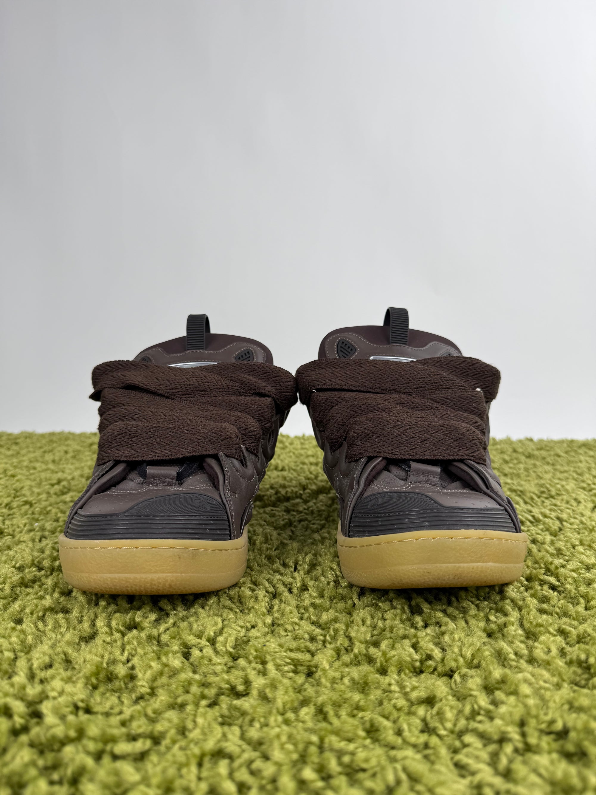 Lanvin Curb Sneaker Marrone 43
