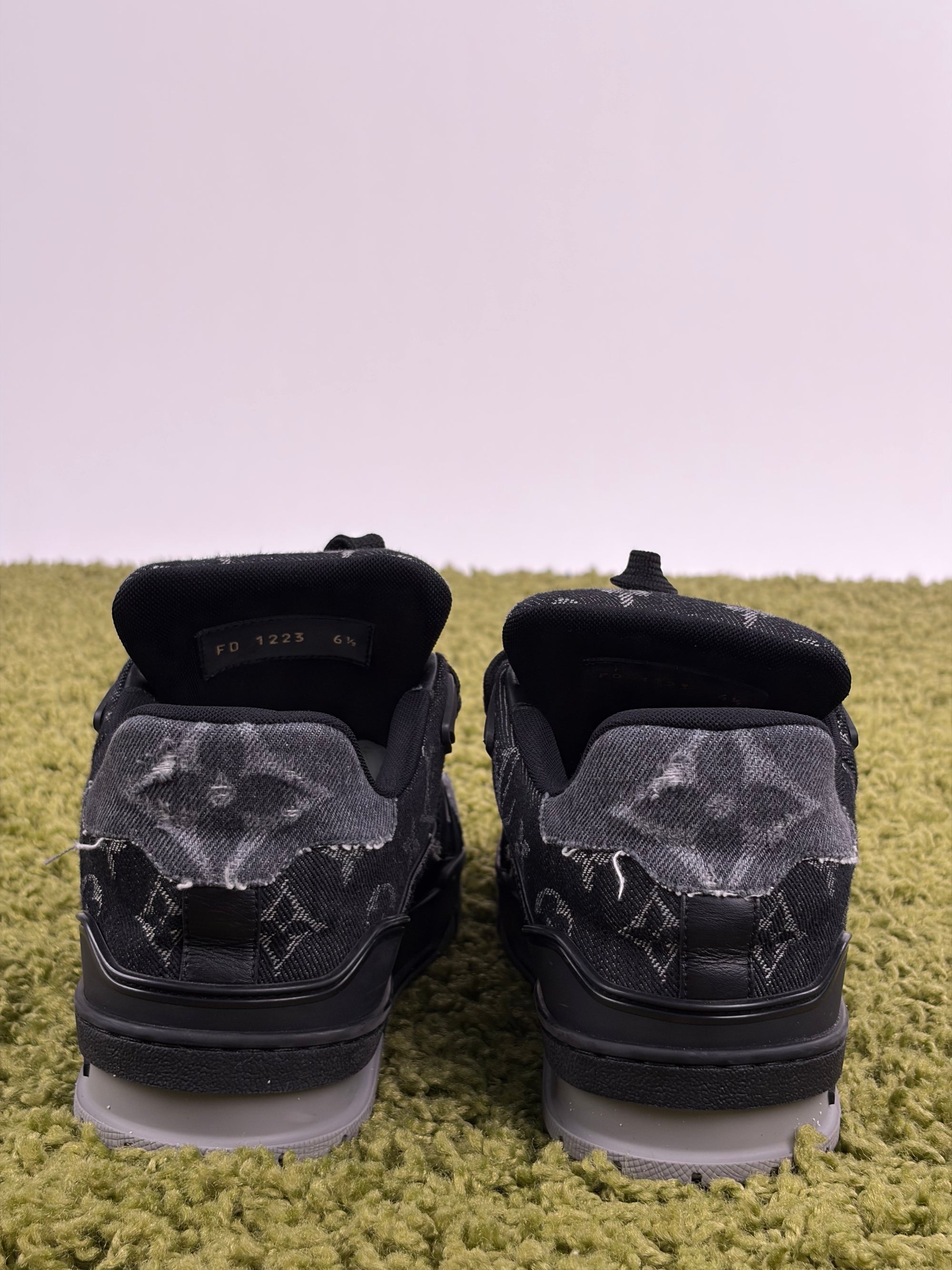 Louis vuitton Trainer Size 6.5=40.5 calza 41.5 nera