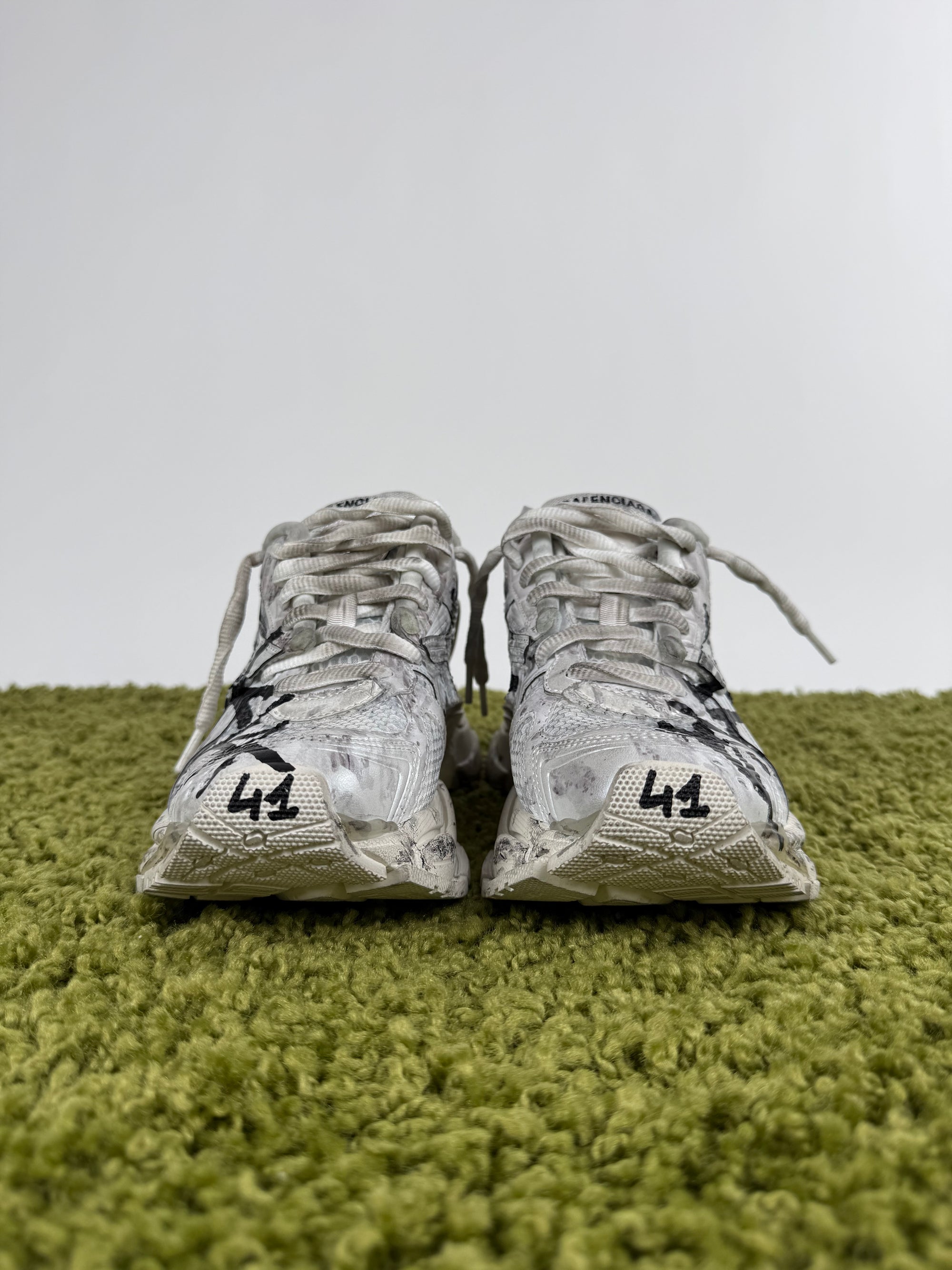 Balenciaga Runner Graffiti Grigie 41
