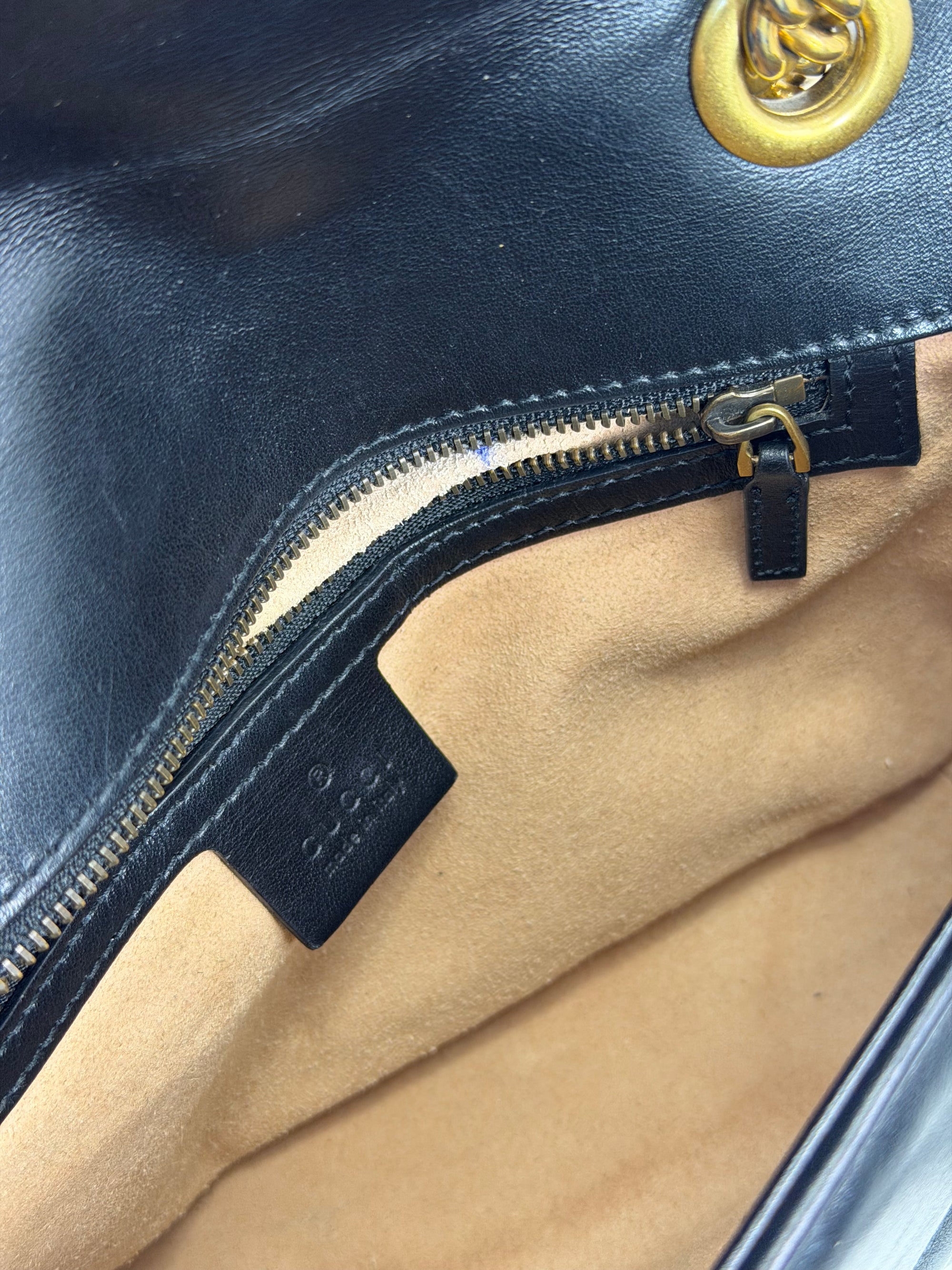 Gucci marmont misura media Nera