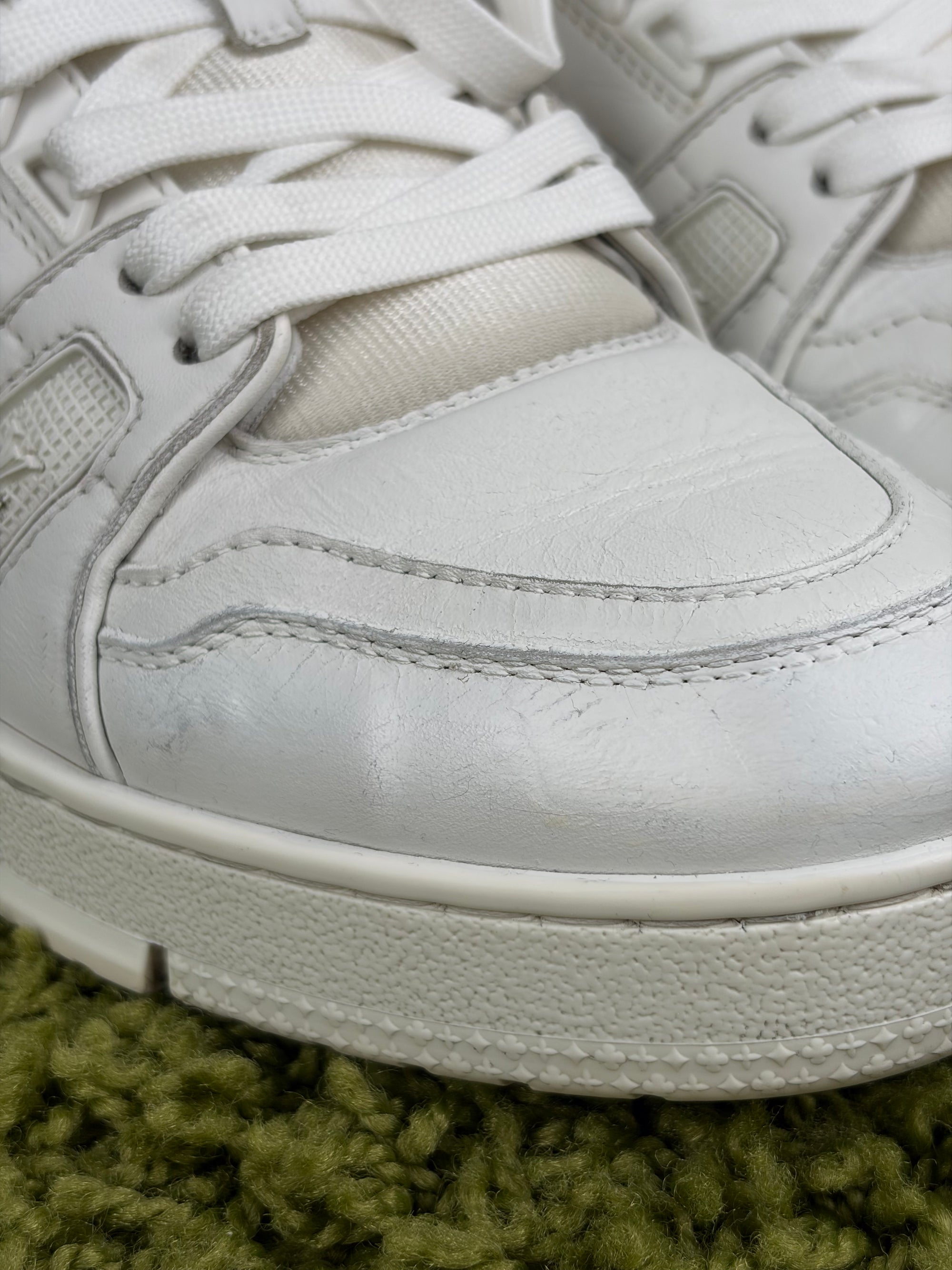 Louis vuitton trainer Size 8=42 calza 43 bianca