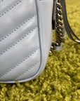 Borsa Gucci Marmont azzurra