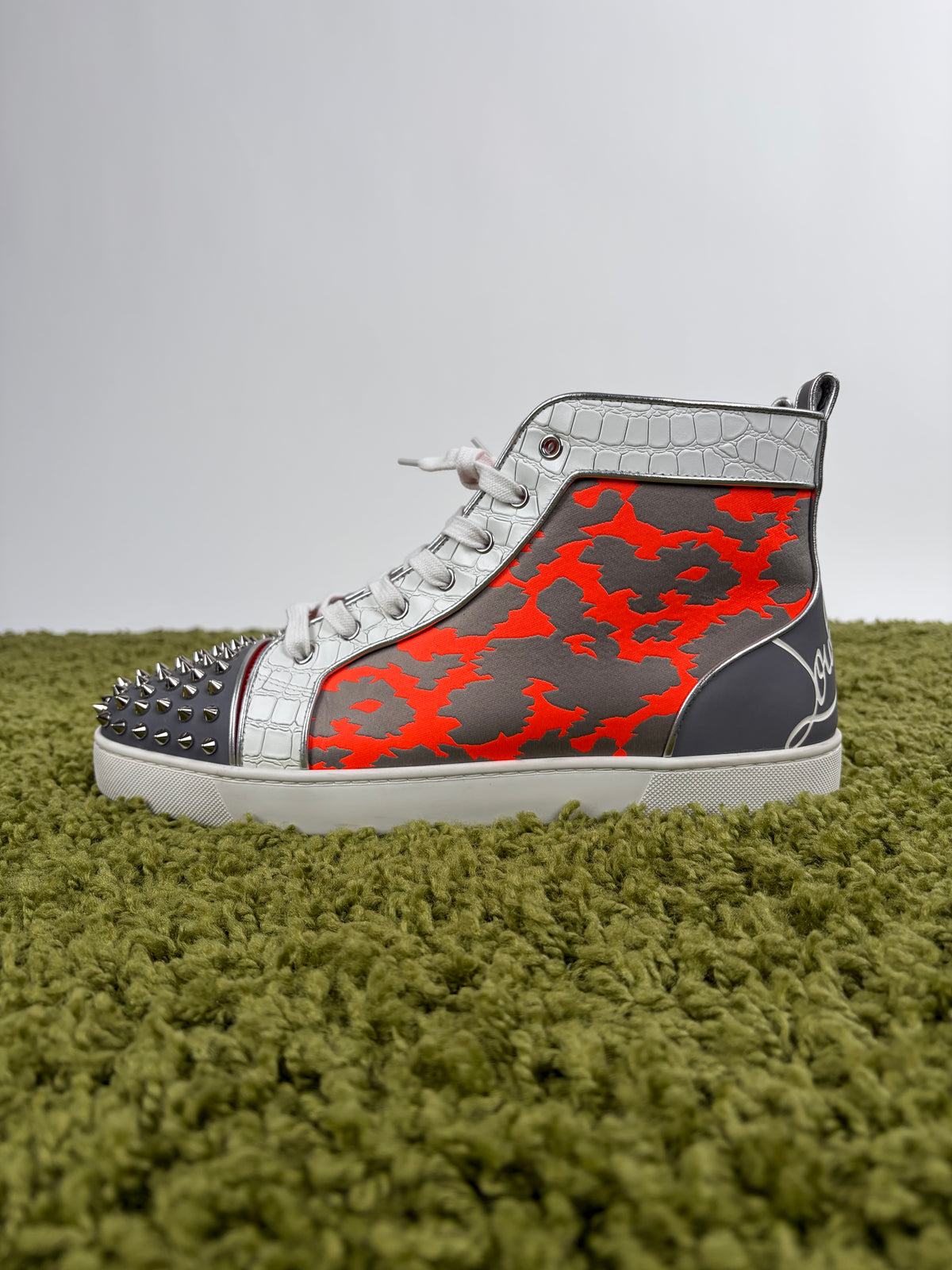 Christian Louboutin Spikes High Bianca Multicolor 44.5