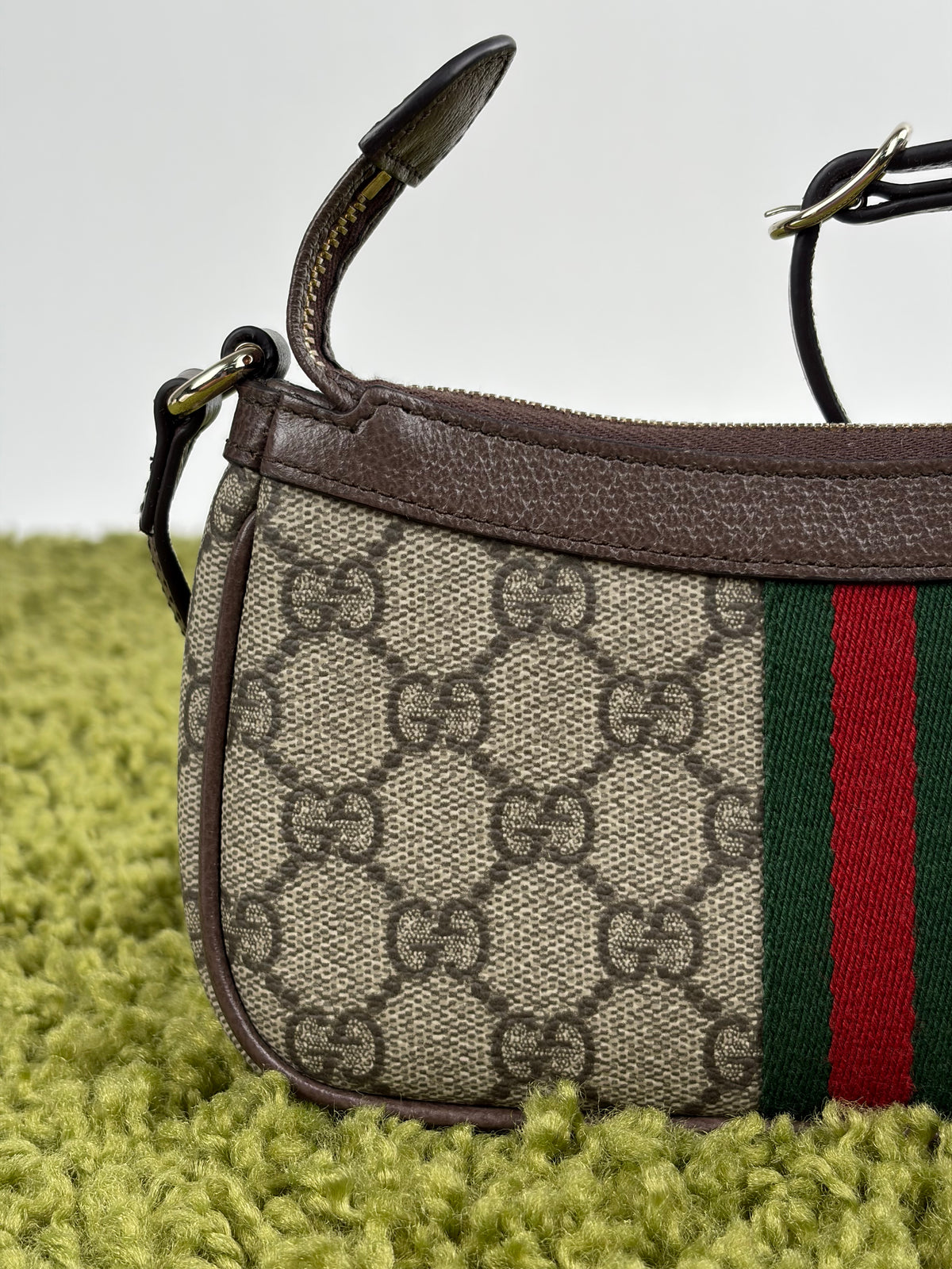 Borsa a spalla Ophidia Gucci Beige