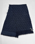 Sciarpa di Fendi in lana di tosa jacquard