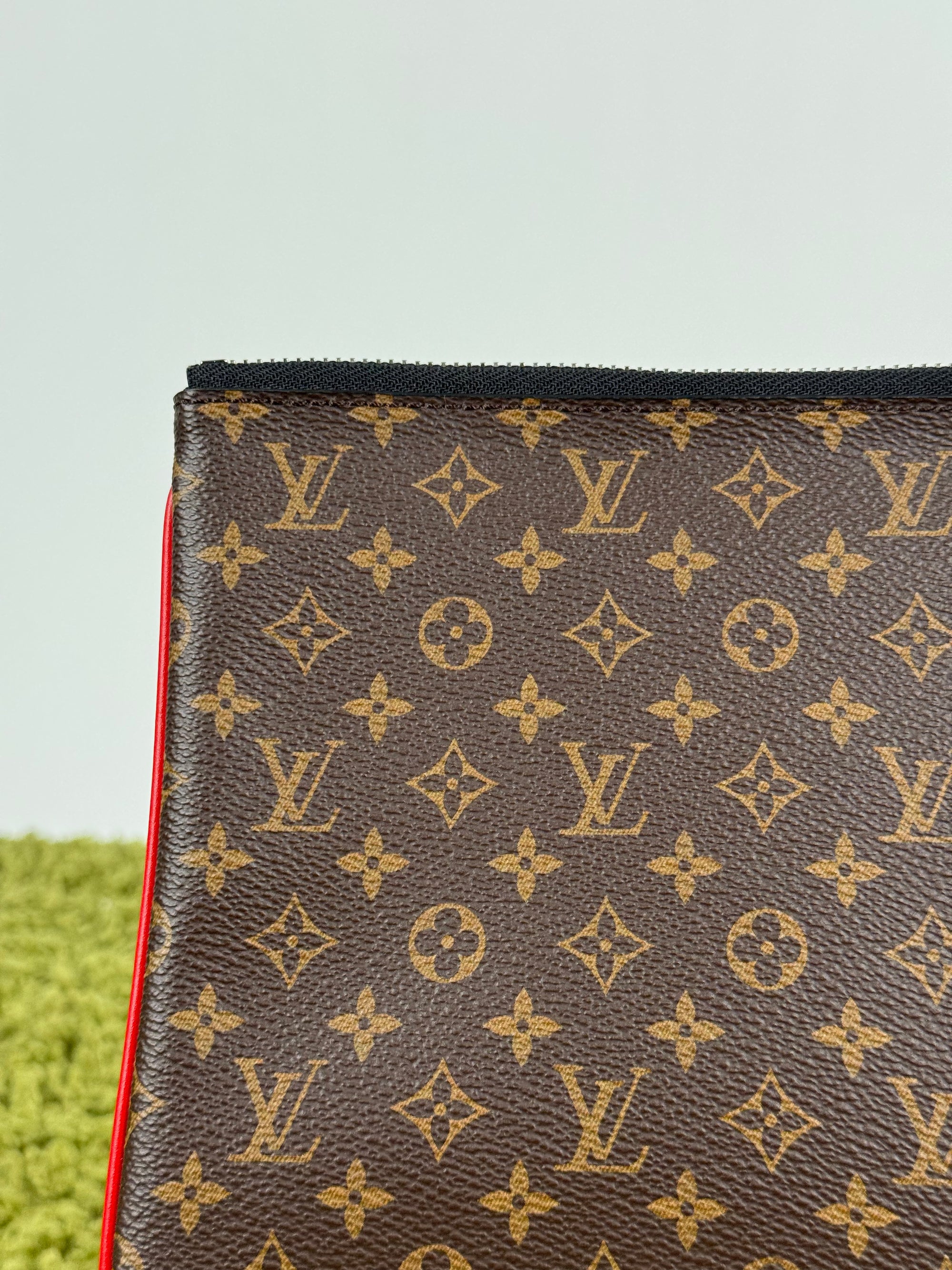 Pochette A4 multi tasca Louis Vuitton Marrone Multicolor