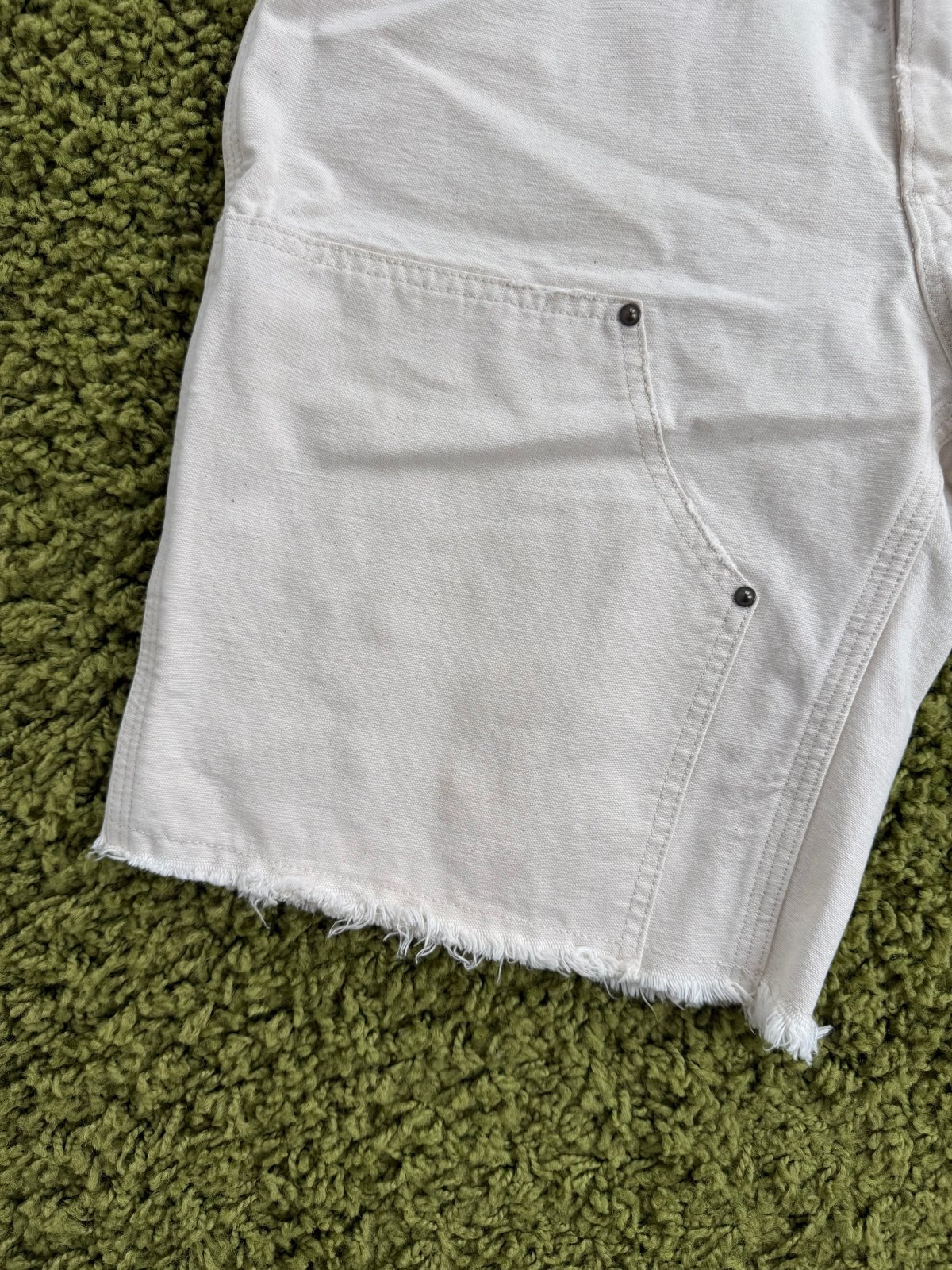 Pantaloncino Carpenter Maison Margiela Bianco 31 - Second Hand Di Fiore