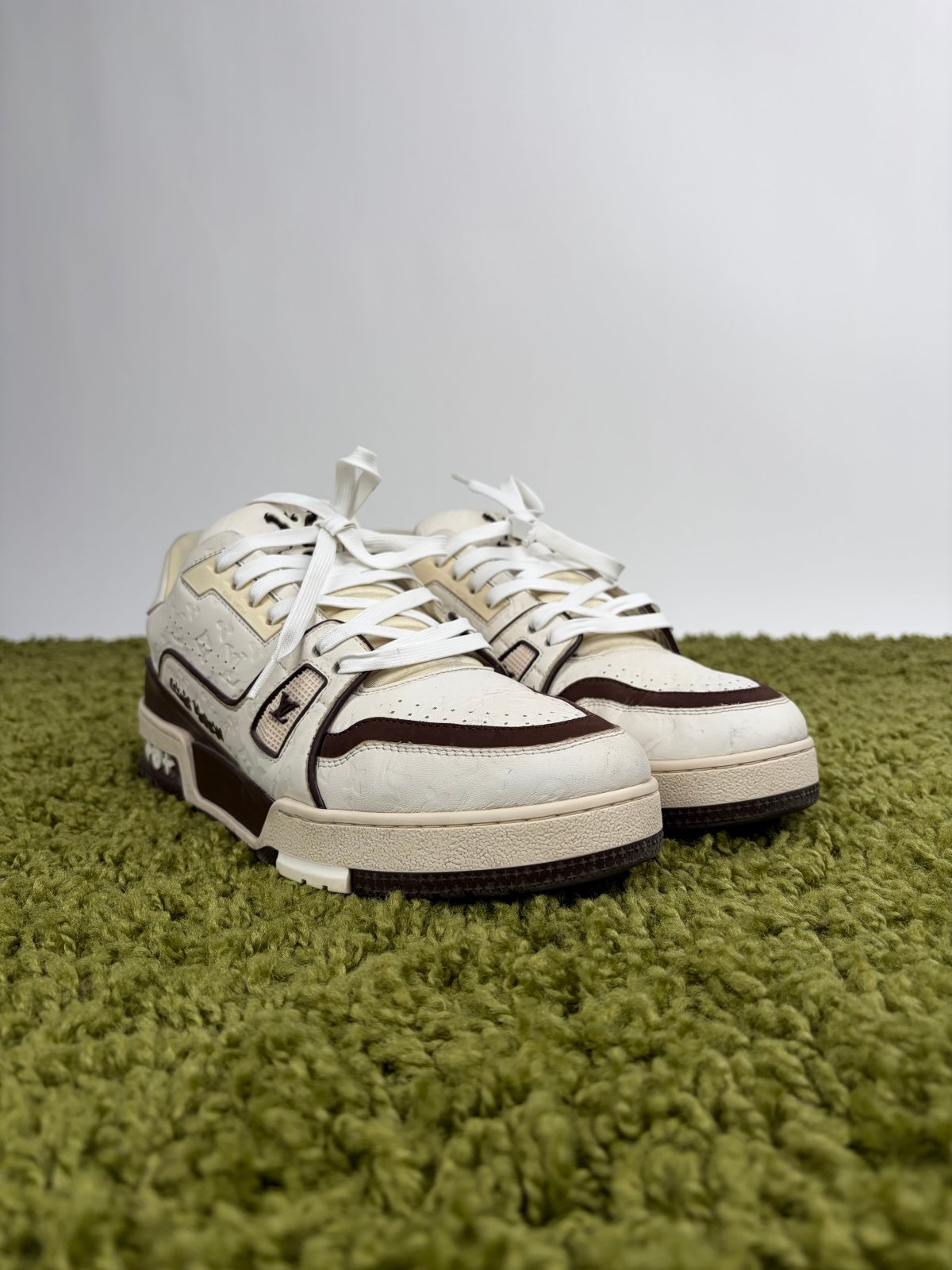 Louis Vuitton Trainer Bianco 6.5 - Second Hand Di Fiore
