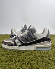 Louis Vuitton Trainer Denim Grigia 7 - Second Hand Di Fiore