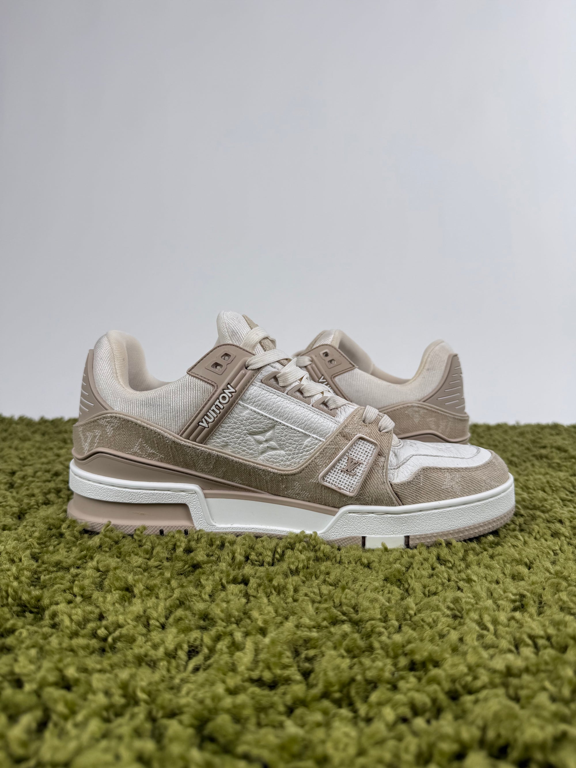 Louis Vuitton Trainer Denim beige 7.5