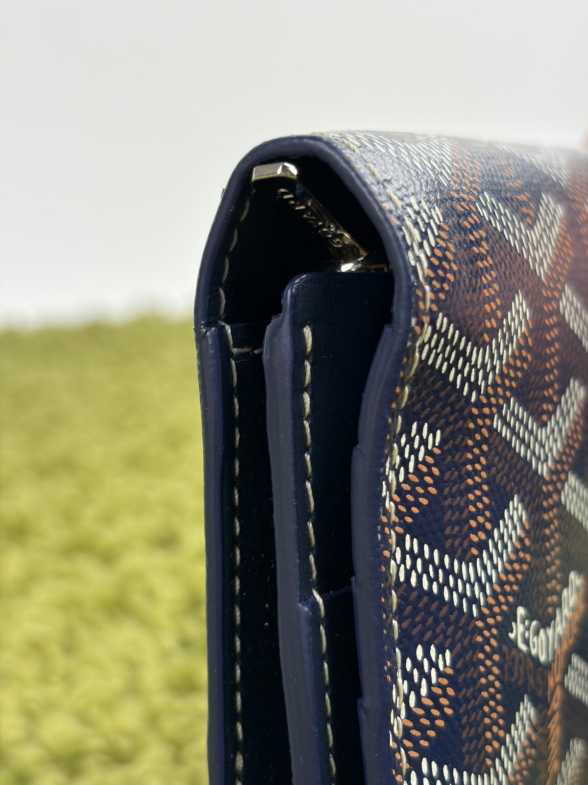 Portafoglio Goyard Richelieu in tela Goyardine Nero