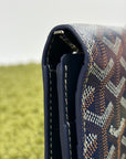 Portafoglio Goyard Richelieu in tela Goyardine Nero