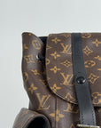 Zaino Christopher Monogram Louis Vuitton Marrone
