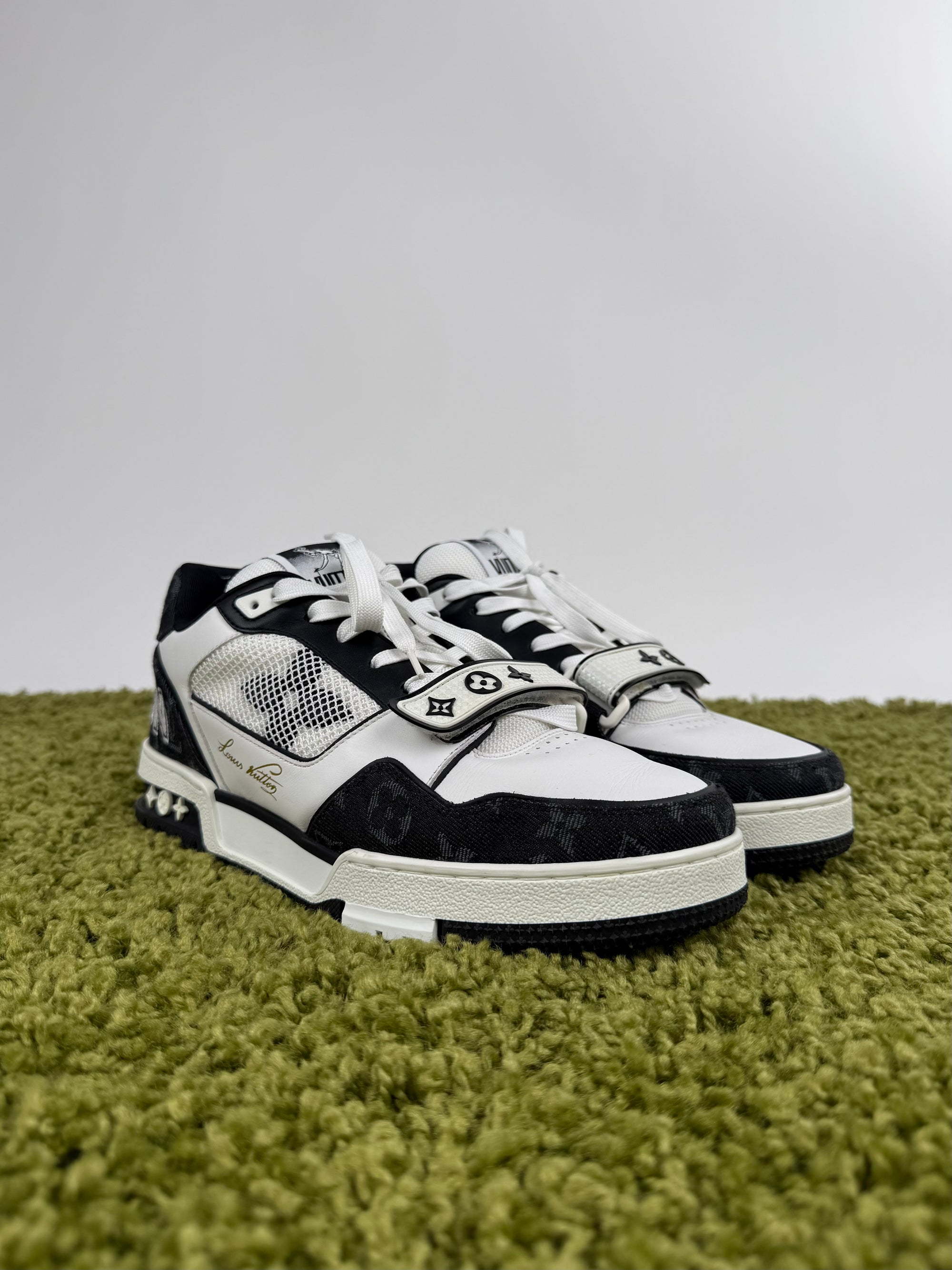 Louis Vuitton Trainer In Denim Nero 8