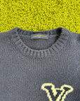 Maglione Louis Vuitton Blu Navy XXL