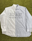 Camicia Numeric Asimmetrica Maison Margiela Multicolor 50