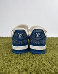Louis Vuitton Trainer in Denim Blu 7.5