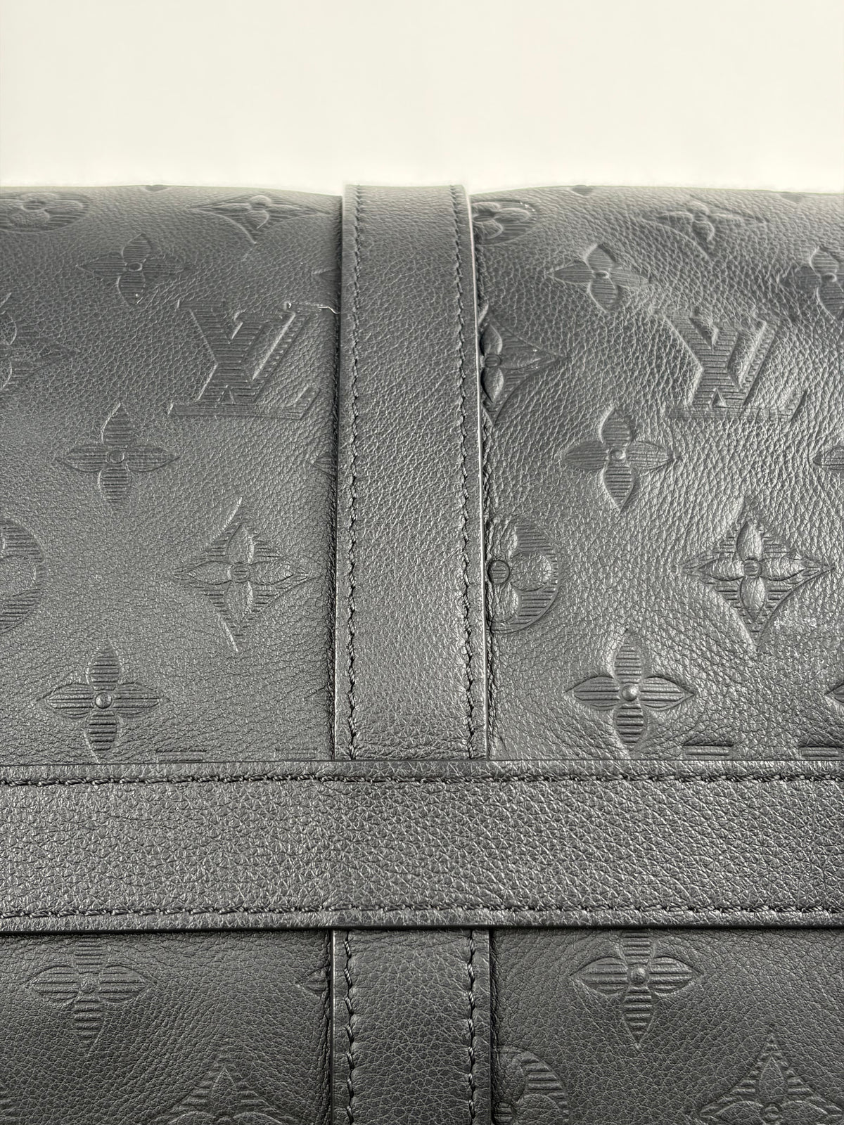 Borsone keepall Louis Vuitton Bandoulière 50 Nera