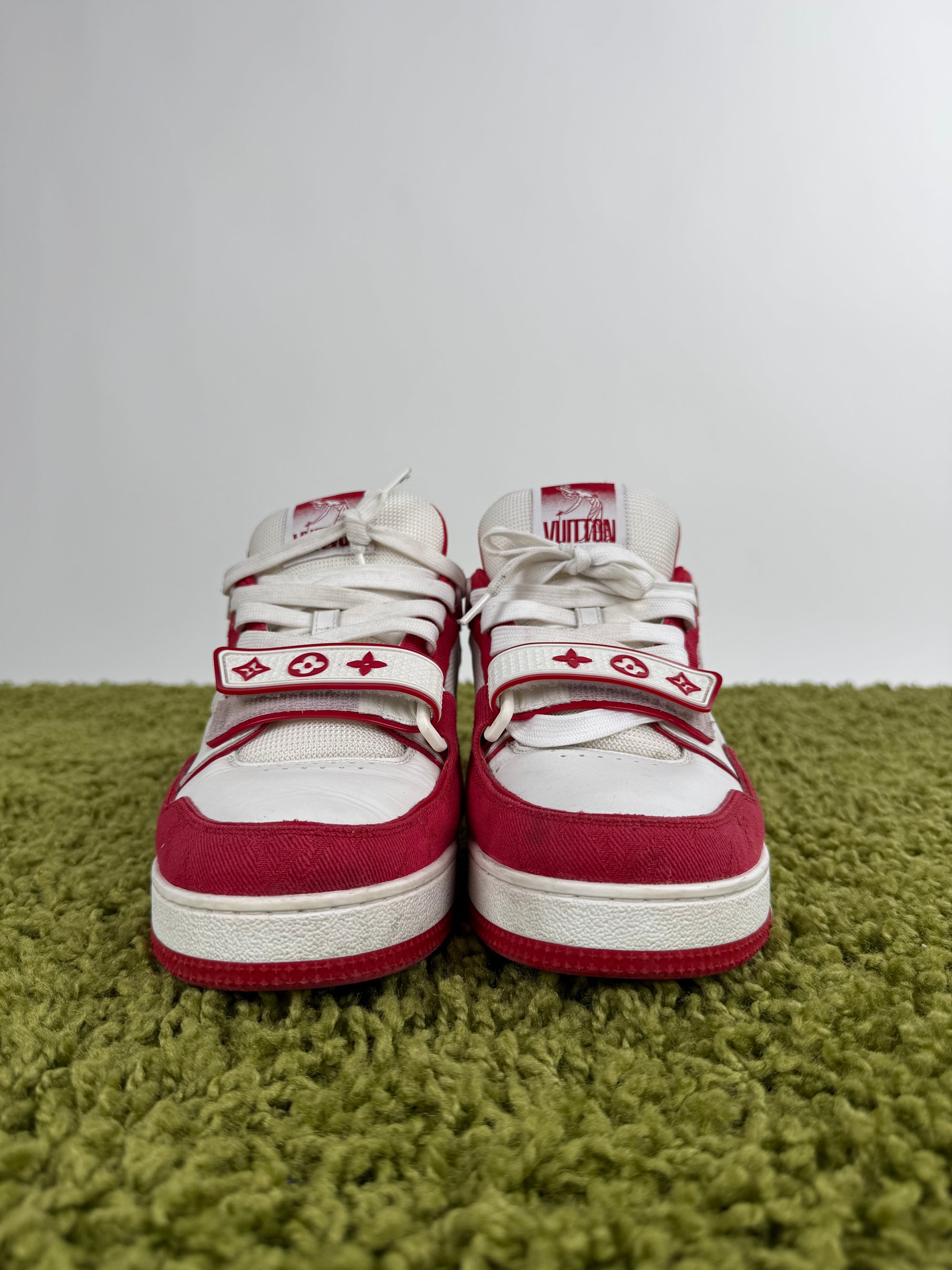 Louis Vuitton Trainer in denim Rossa 7.5