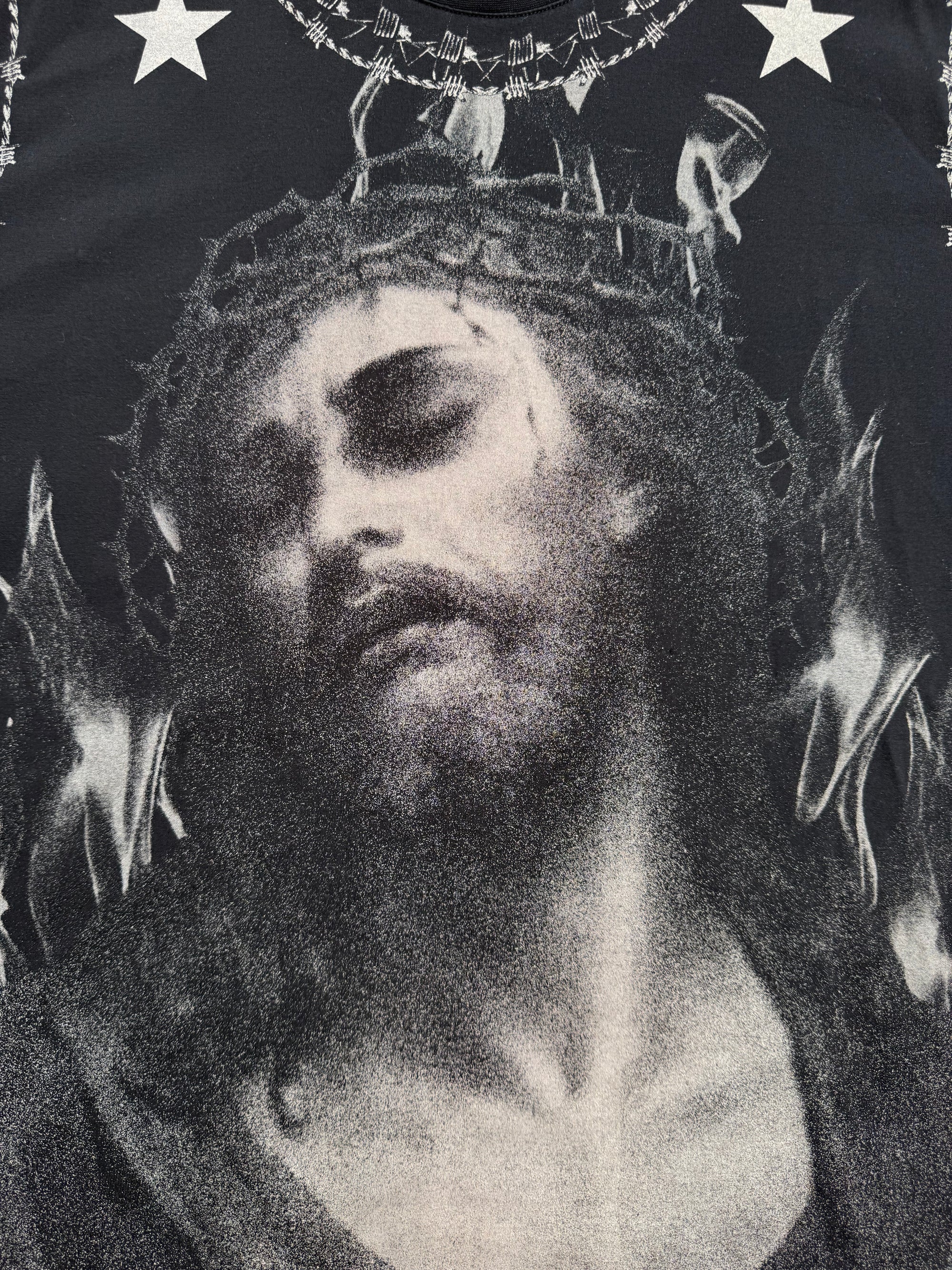 T-Shirt Jesus Crown Of Thorns Givenchy Nera L