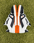 Louis Vuitton trainer Size 8=42 calza 43 bianche nere e arancioni