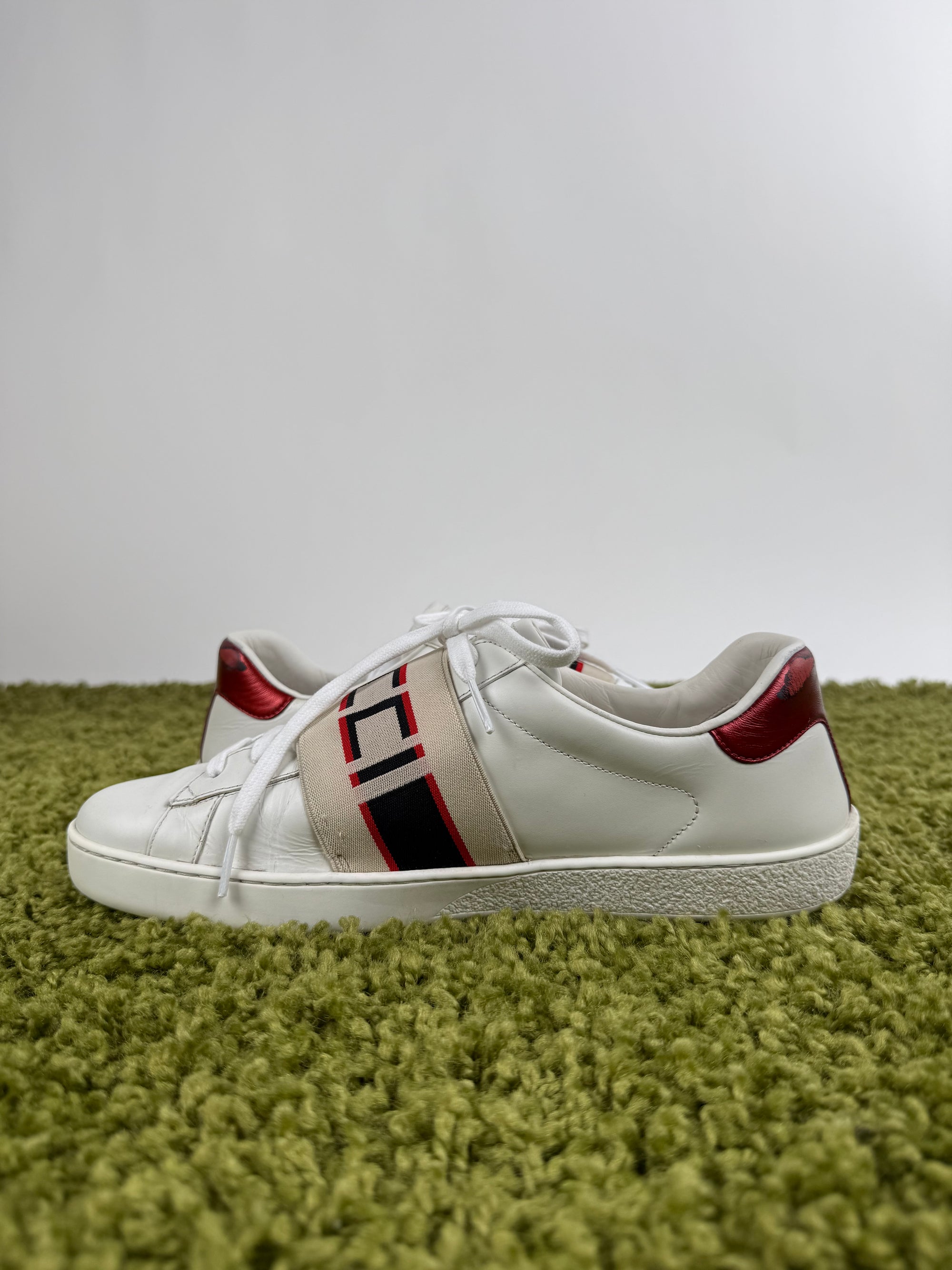 Gucci Ace con strappo Bianche 7